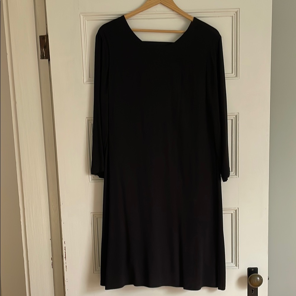 Black comptoir de cotoniers dress that I bought in Paris, France years ago.
